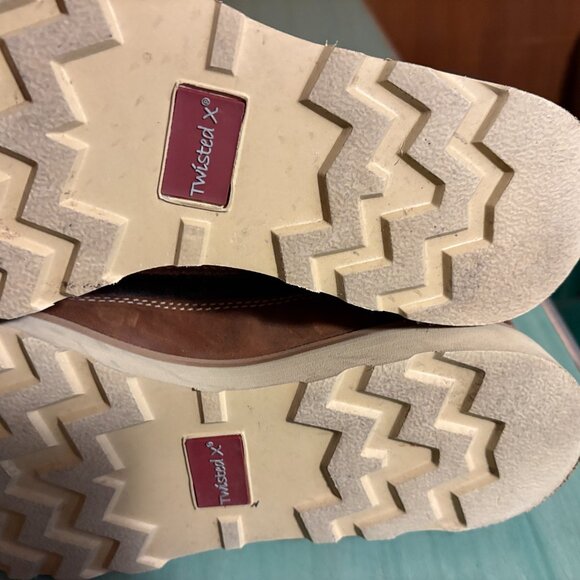 Mens Twisted X Wedge Sole Boots Size 11 W MCA0018 - Picture 11 of 13